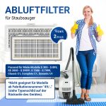 Abluftfilter Set 2 Stk passend wie Miele 9616270 SF-HA30 für Staubsauger – Bild 2