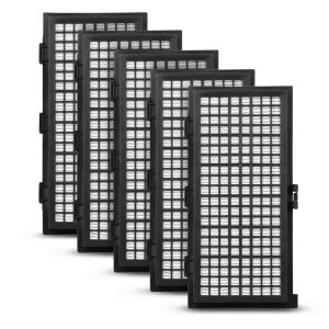 Abluftfilter Set 5x kompatibel mit Miele 9616270 SF-HA30 für Staubsauger