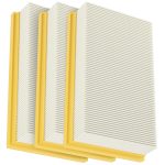 Lamellenfilter 3 Stk Flachfaltenfilter wie Kärcher 6.904-367.0 für Staubsauger