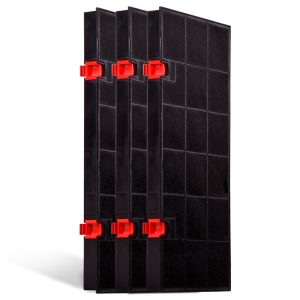 Kohlefilter Set 3x kompatibel mit AEG 5026385100/3 Typ150 für Dunstabzugshaube