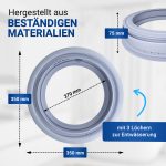 Türmanschette wie Bosch 00361127 Türdichtung für Waschmaschine Frontlader – Bild 3