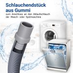 Ablaufschlauch Endstück 22mmØ für Waschmaschine Spülmaschine – Bild 3