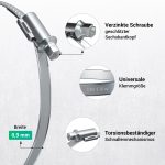 Schlauchschelle 110-130mmØ für Trockner Dunstabzugshauben Gefrierschrank