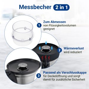 vhbw Rühraufsatz kompatibel mit Vorwerk Thermomix TM21 Küchenmaschine -  Schmetterling-Aufsatz, Kunststoff, Schwarz kaufen