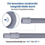 Ablaufschlauchverlängerung 1,5m Universal für Waschmaschine Spülmaschine – Bild 4