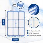 2x Vormotorfilter wie Bosch 00578863 VZ01MSF für Staubsauger – Bild 2