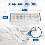 Abluftfilter Set 3Stk passend wie Miele 9616270 SF-HA30 für Staubsauger – Bild 5