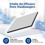 Motorschutzfilter Set 2x wie PHILIPS 482248010228 dreilagig für Staubsauger – Bild 2