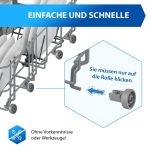 Korbrollen Set 16x kompatibel mit Electrolux 50286965004 für Spülmaschine