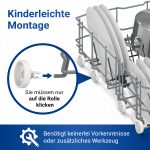Set 8x Korbrolle wie BOSCH 00066320 für Unterkorb Geschirrspüler – Bild 3