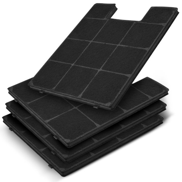 Aktivkohlefilter 4x passend wie Amica KF 17141 für Dunstabzugshaube