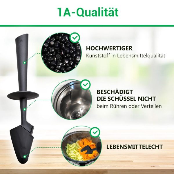 Spatel Schaber wie Vorwerk Spachtel für Thermomix TM21 Küchenmaschine