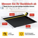 Backblech Blech Gorenje 274662 458x364x17mm emailliert für Backofen Herde