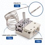 Thermostat Temperaturregler EGO 5518062050 50-320°C für Backofen Herde – Bild 3