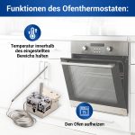 Thermostat Temperaturregler EGO 5518062050 50-320°C für Backofen Herde – Bild 4
