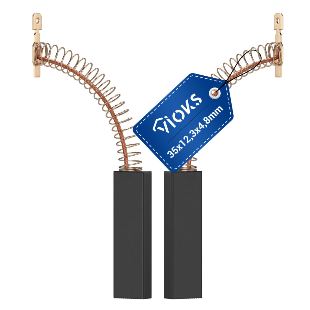 2x Kohlebürsten Für Bosch Stemmhammer USH10 - 6,3x12,5x18 Mm | Ersatzbürsten Satz