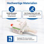 Pumpe Wasserpumpe wie Philips Saeco 996530007753 Ulka EP5GW für Kaffeemaschine – Bild 3