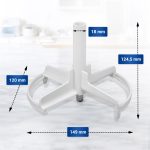 Scheibenträger Flügelrad wie BRAUN 67002059 für 500ml Topf Küchenmaschine – Bild 4