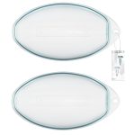 Lampenabdeckung 100x54mm wie Electrolux 5024879600/0 2 Stück Dunstabzugshaube
