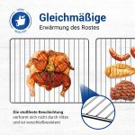 Grillrost wie Hotpoint C00081578 081578 447x365mm für Backofen – Bild 3