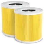 Filterzylinder Lamellenfilter 2x wie Kärcher 6.414-552.0 für Mehrzwecksauger