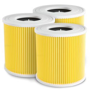 Filterzylinder Lamellenfilter 3x wie Kärcher 6.414-552.0 für Mehrzwecksauger