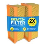 Flachfaltenfilter Set 2x wie Kärcher 6.414-498.0 Filter für Staubsauger