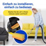 Flachfaltenfilter Set 5x wie Kärcher 6.414-498.0 Filter für Staubsauger