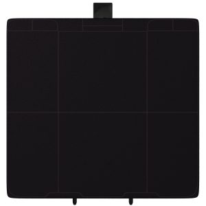 Kohlefilter wie Bosch 11026769 DHZ5326 232x237mm für Dunstabzugshaube