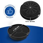 Filter 2Stk wie Whirlpool 481248048212 für Dunstabzugshaube – Bild 2