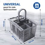 Besteckkorb Bauknecht 488000386607 208x218x160mm für Unterkorb Geschirrspüler – Bild 3