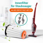 Innenfilter 4x wie AEG 900167153/7 AEF144 für Akkusauger Stielhandstaubsauger