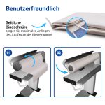Bügeltuch 85cm Walzbreite für Mangel Bügelmaschine – Bild 4