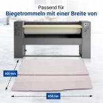 Bügeltuch universal Walzbreite 65cm für Mangel Bügelmaschine – Bild 3