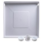 Bodenwanne 665 x 665 mm für Waschmaschine Spülmaschine – Bild 2