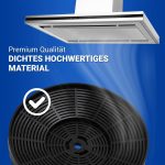 Aktivkohlefilter 2 Stk Respekta MIZ0031 175mm für Dunstabzugshaube
