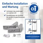 Türgriff Scharnier 2Stk wie Liebherr 9590178 für Kühlschrank – Bild 6