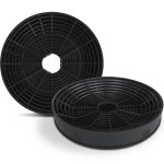 Kohlefilter 2x wie Amica 1160826 KF17146 160mmØ für Dunstabzugshaube