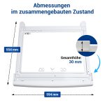 Zwischenbaurahmen passend wie Bosch 00576101 570x515x22mm für Waschmaschine – Bild 2