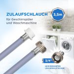 Zulaufschlauch Verlängerung Schlauch 3,5m für Waschmaschine Spülmaschine