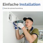 Mauerdurchführung 125erR weiß Rund-Anschlusssystem für Dunstabzugshaube