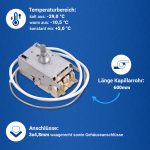 Thermostat K59-L2622 Ranco wie Liebherr 6151097 3x4,8mm AMP für Kühlschrank – Bild 2