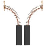 Kohlebürsten Motorkohlen wie Bosch 00605694 4,8mmAMP für Motor Waschmaschine