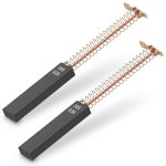 Kohlebürsten Motorkohlen wie Bosch 00605694 4,8mmAMP für Motor Waschmaschine – Bild 2