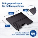 Klappe Siemens Bosch 00703294 für Brühgruppe Kaffeemaschine EQ5 EQ6 – Bild 4