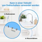 Rastbuchsen für Knebel-Innenoberteile 1/2" 3/8" mit verzahnter Achse