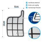 Filter Motorschutzfilter wie Vorwerk 10031259 für Staubsauger Kobold VK135