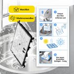 Motorschutzfilter Filter wie Siemens 00577117 161x113mm für Staubsauger
