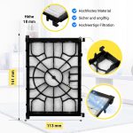Motorschutzfilter Filter wie Siemens 00577117 161x113mm für Staubsauger