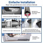 Türscharnierfedern mit Seilzügen 2Stk wie Bosch 00754866 für Geschirrspüler – Bild 4